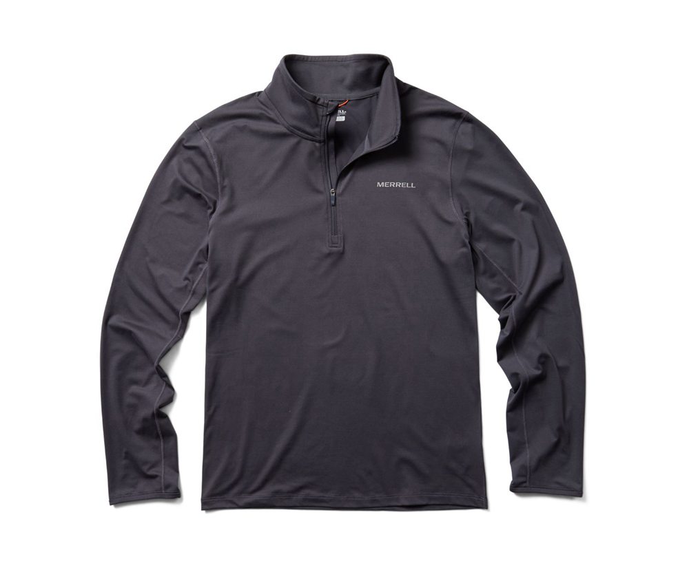 Pulôver Homem - Merrell Betatherm 1/4 Zip - Pretas - TIB328465